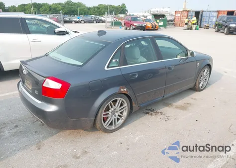 2004 Audi S4 4.2 from USA, damaged, VIN WAUPL68E54A260027